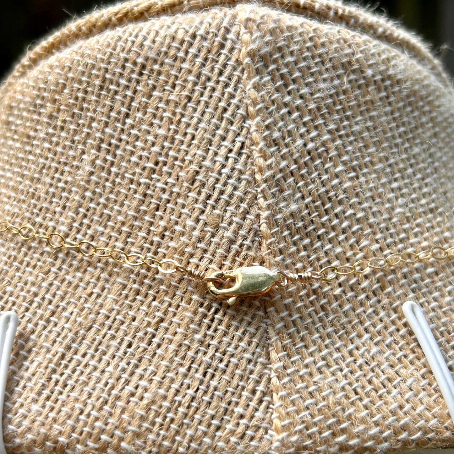 Natural Shark Tooth Fossil Simple Pendant Chain Necklace 14k Gold Filled
