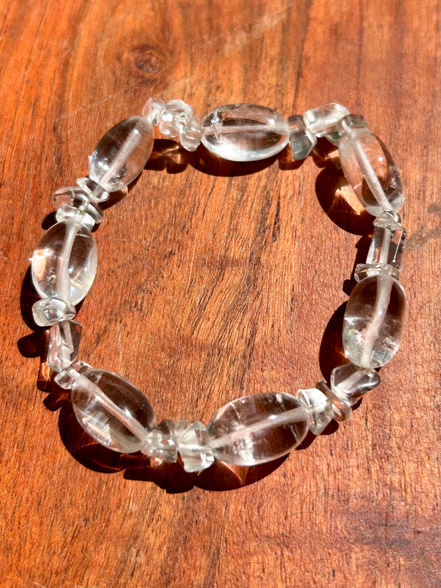 Clear Quartz Gemstone Bracelet