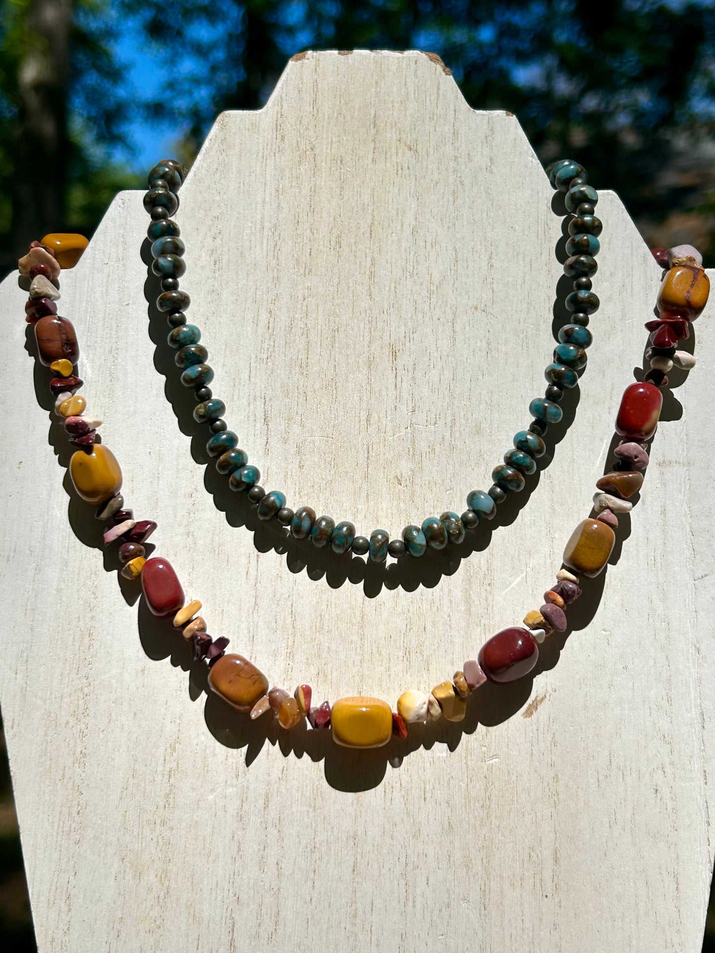 Mookaite Jasper Beaded Necklace