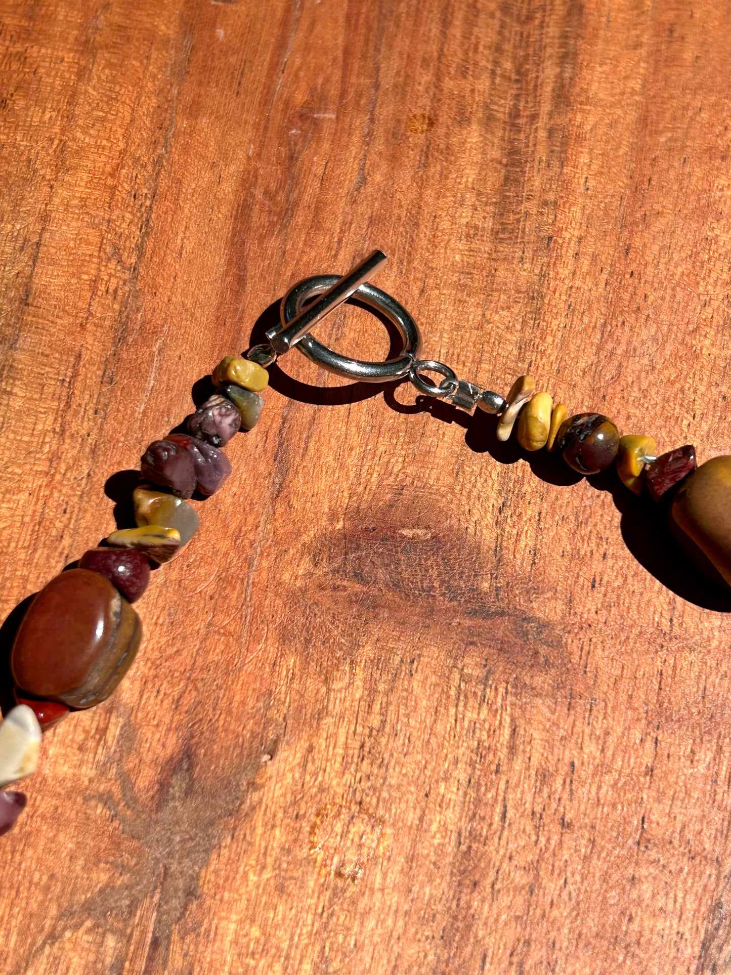Mookaite Jasper Beaded Necklace