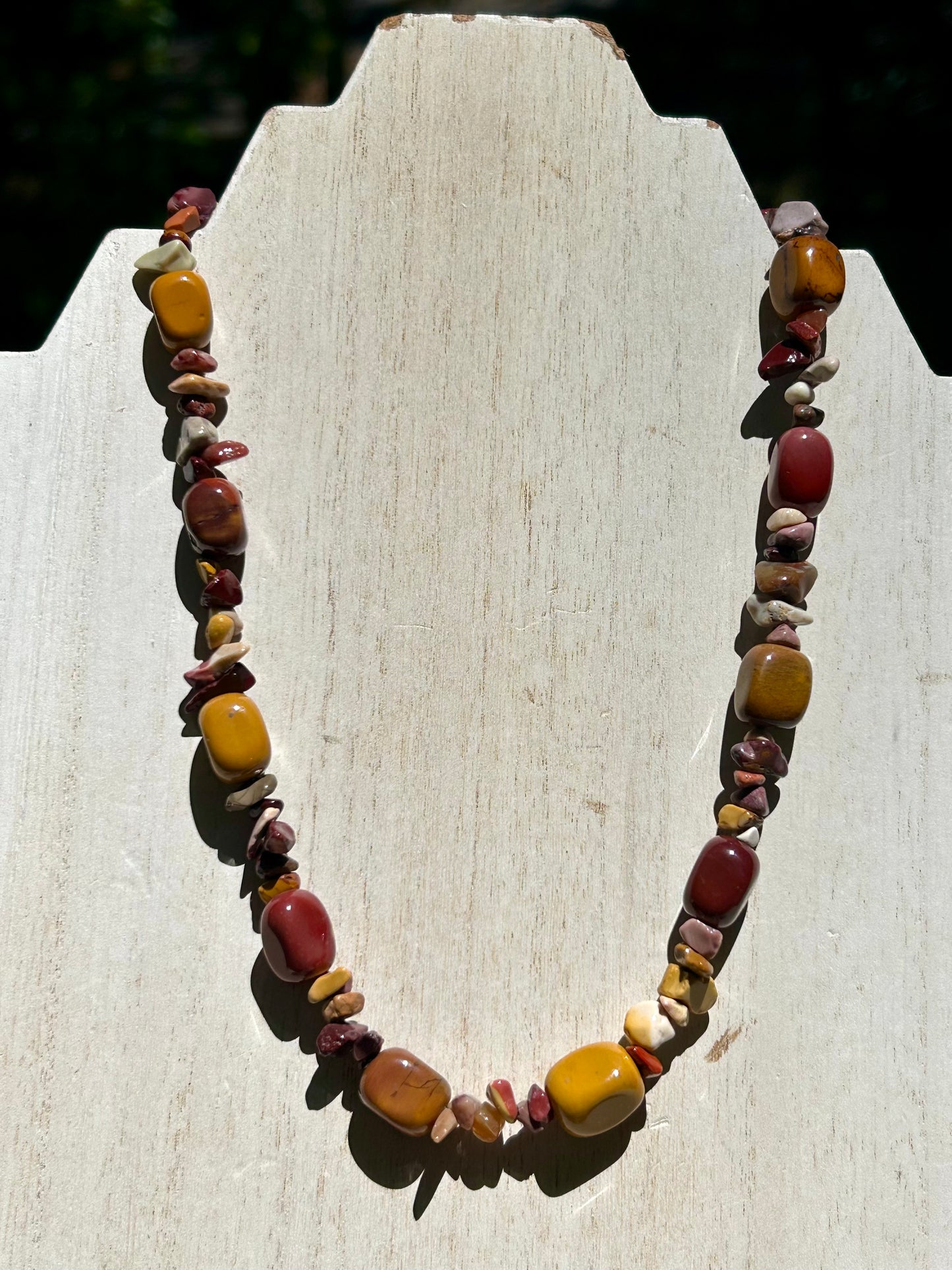 Mookaite Jasper Beaded Necklace