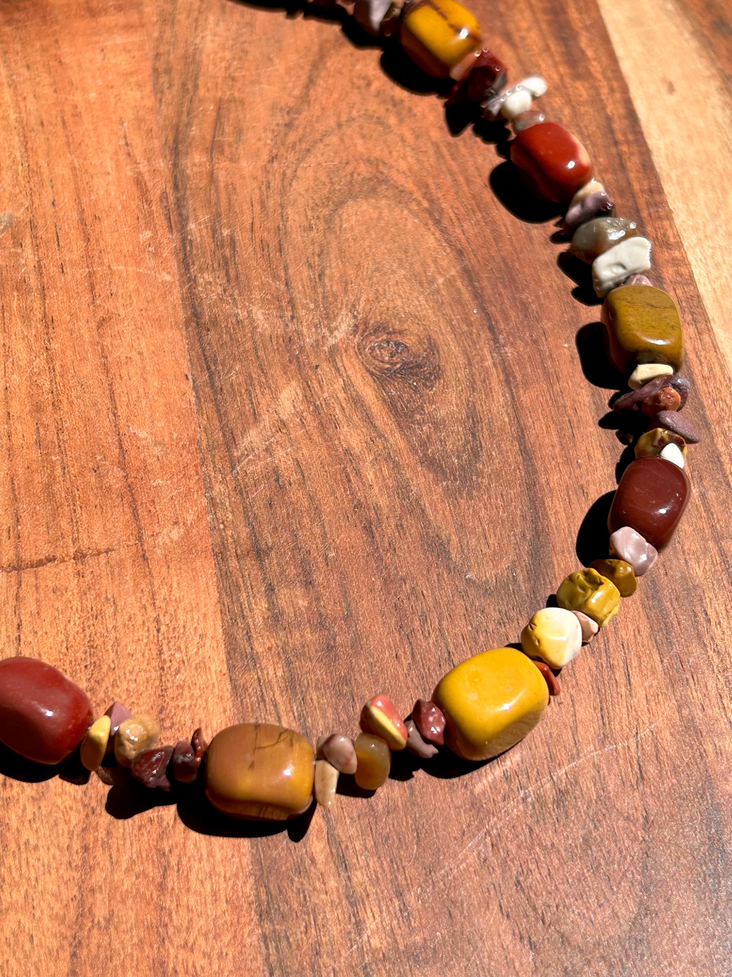 Mookaite Jasper Beaded Necklace