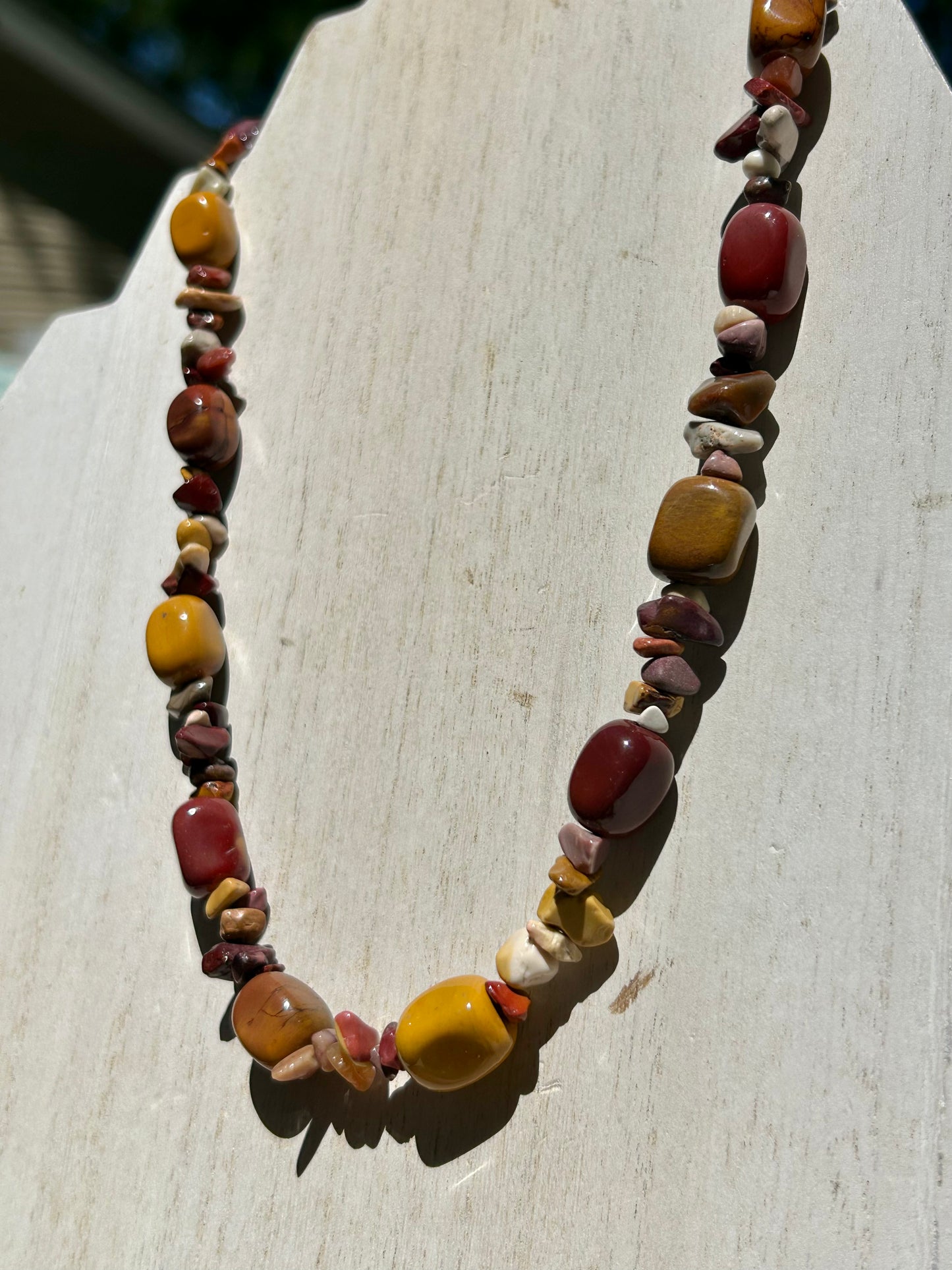 Mookaite Jasper Beaded Necklace