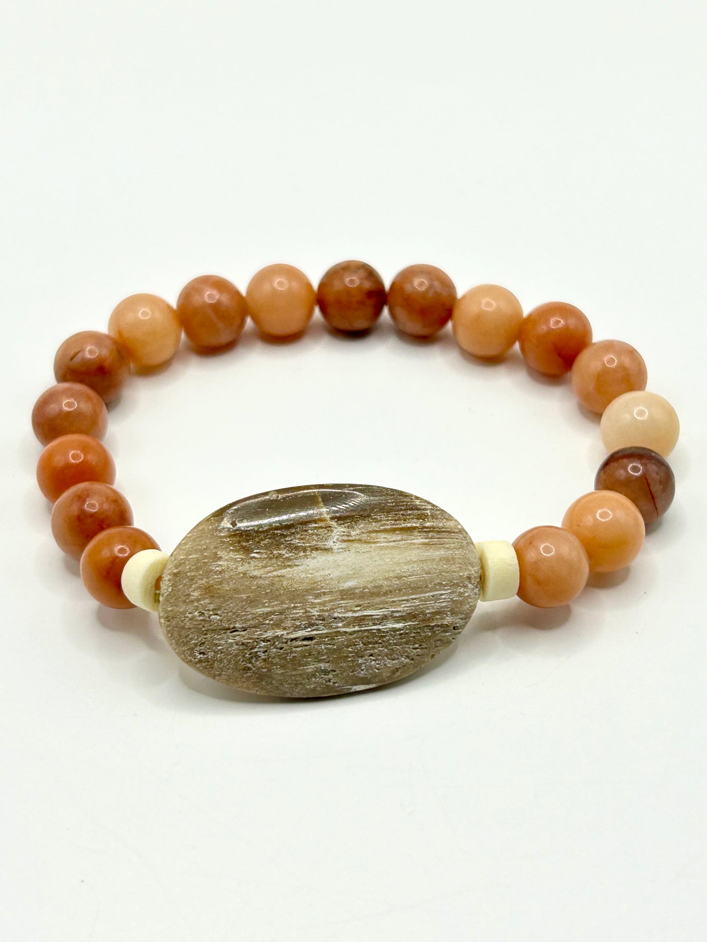 Petrified Wood Gemstone Bracelet