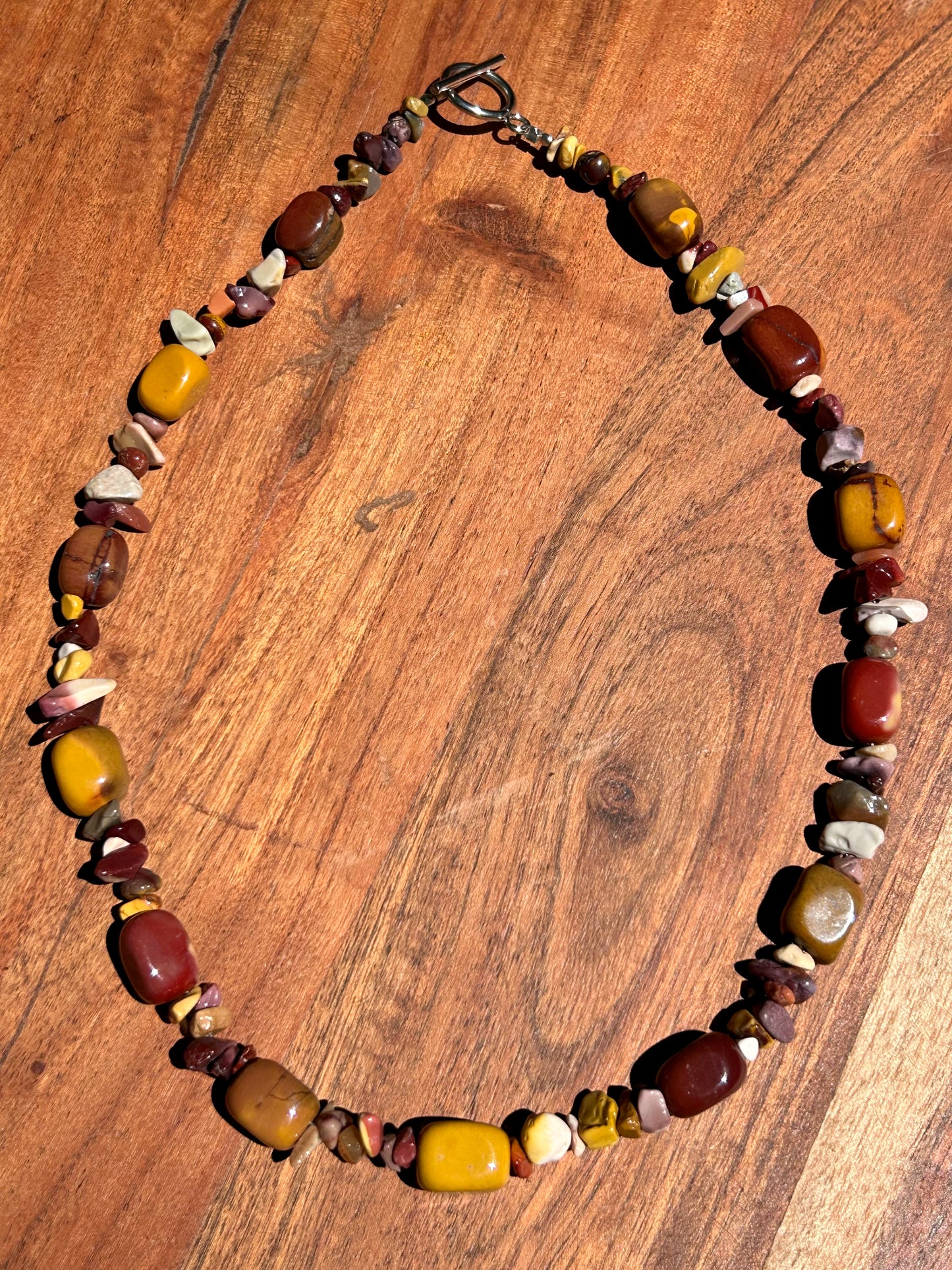 Mookaite Jasper Beaded Necklace