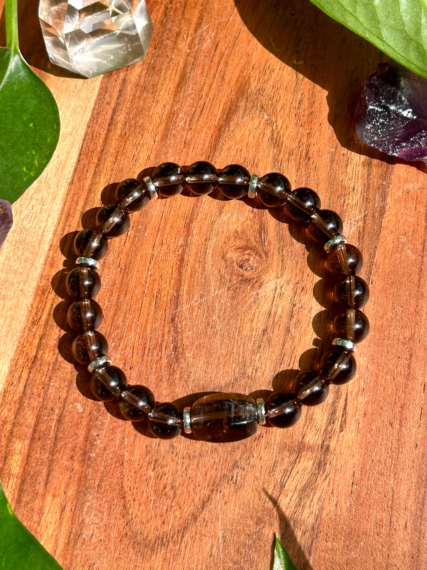 Smoky Quartz Gemstone Bracelet