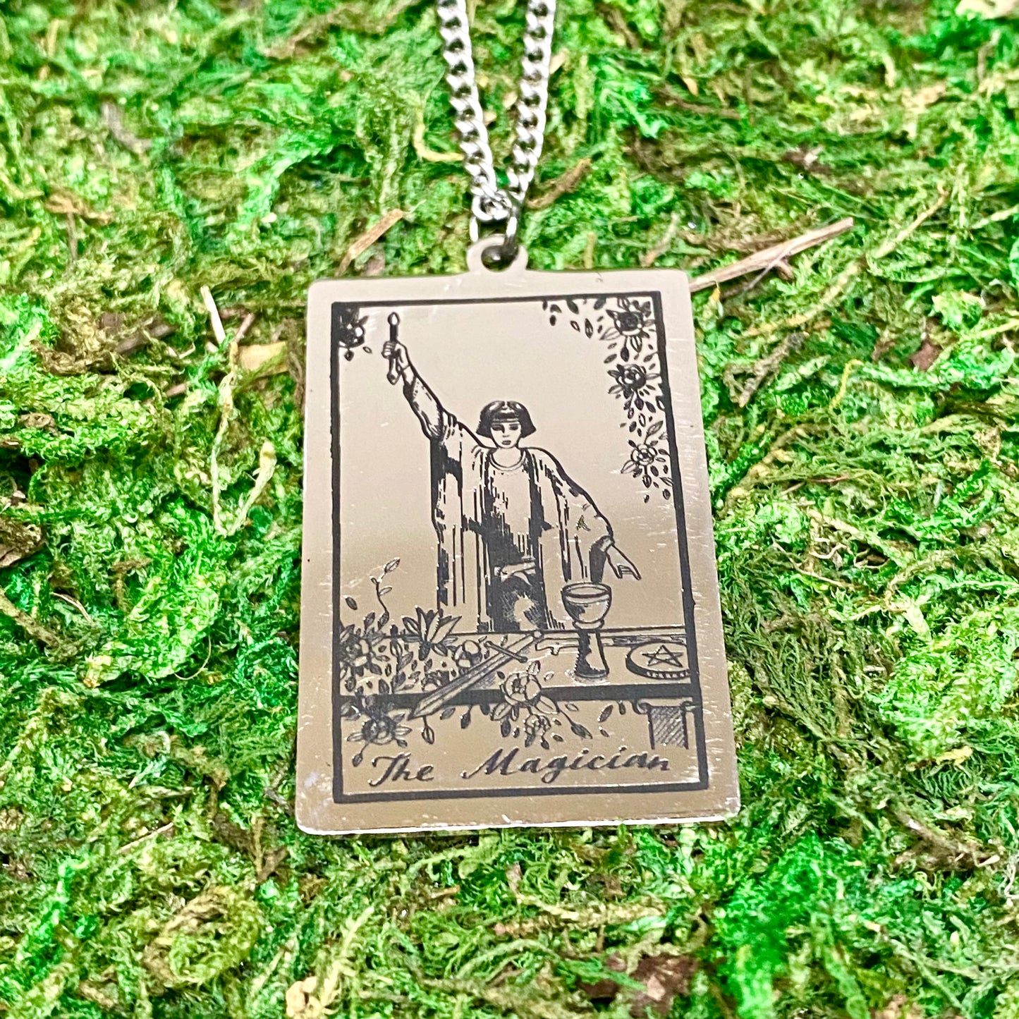 The Magician Tarot Card Necklace
