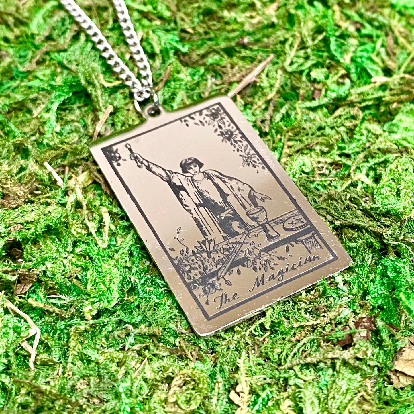 The Magician Tarot Card Necklace