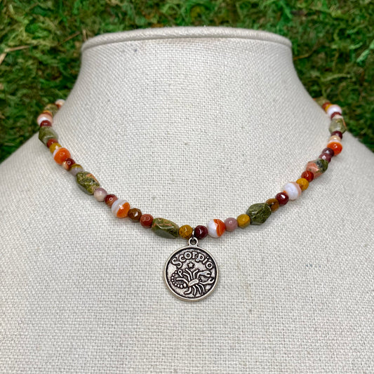 Scorpio Zodiac Necklace