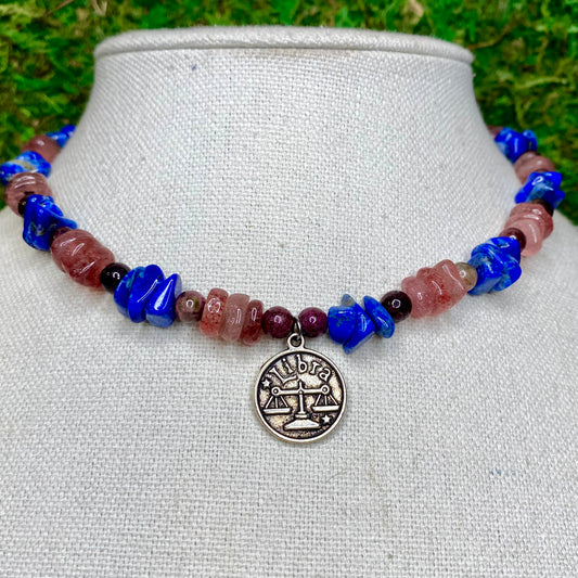 Libra Zodiac Necklace