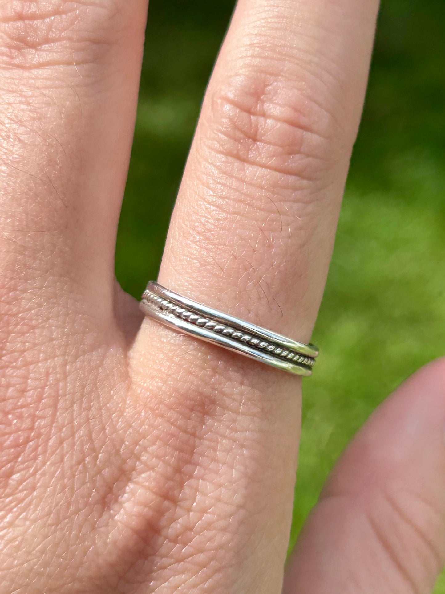 Sterling Silver Stacking Ring Bands