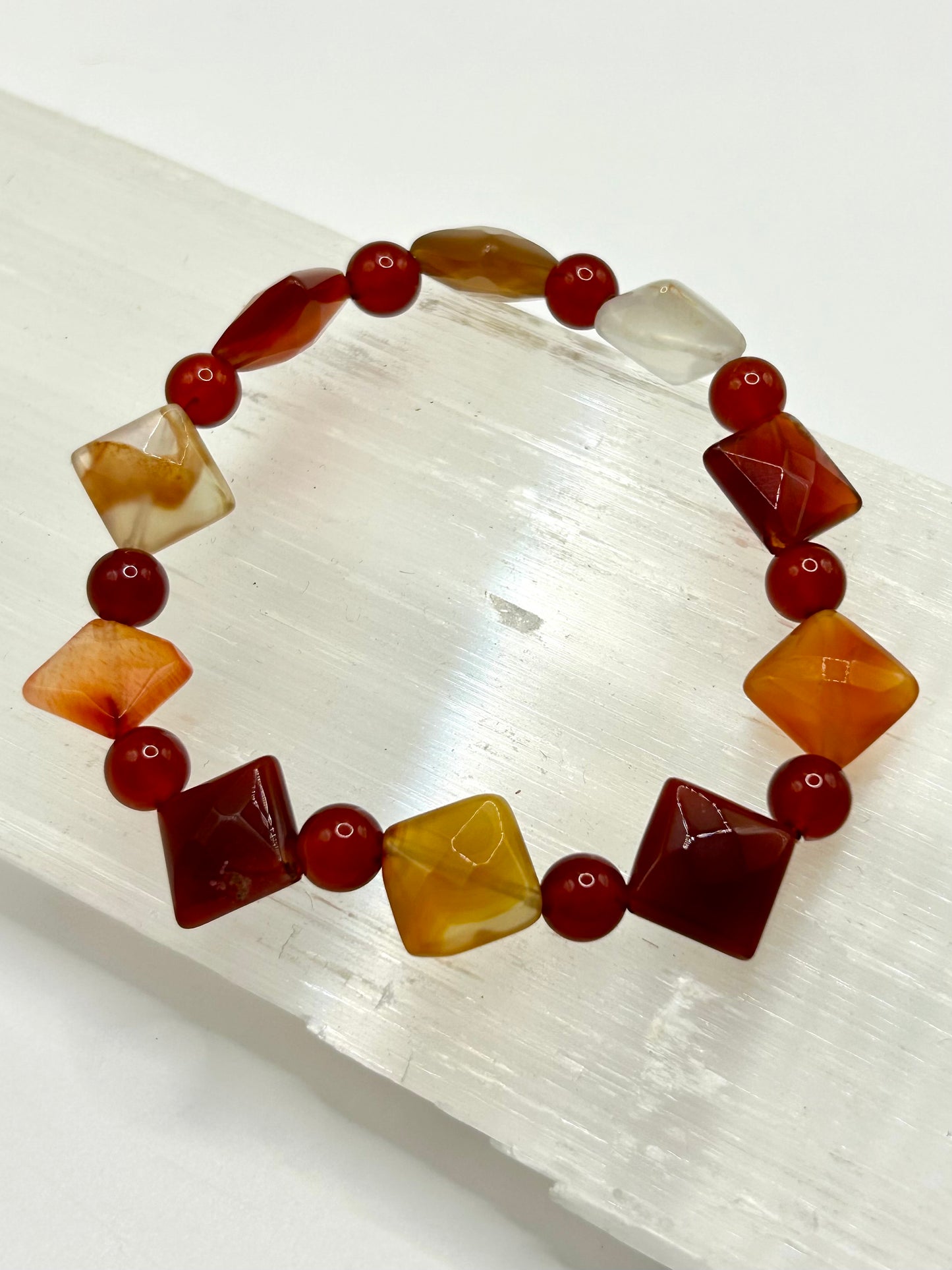 Carnelian Gemstone Bracelet