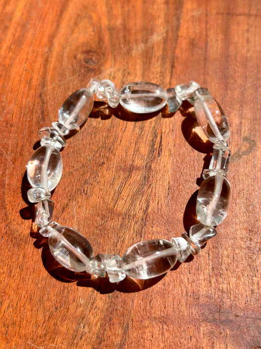 Clear Quartz Gemstone Bracelet