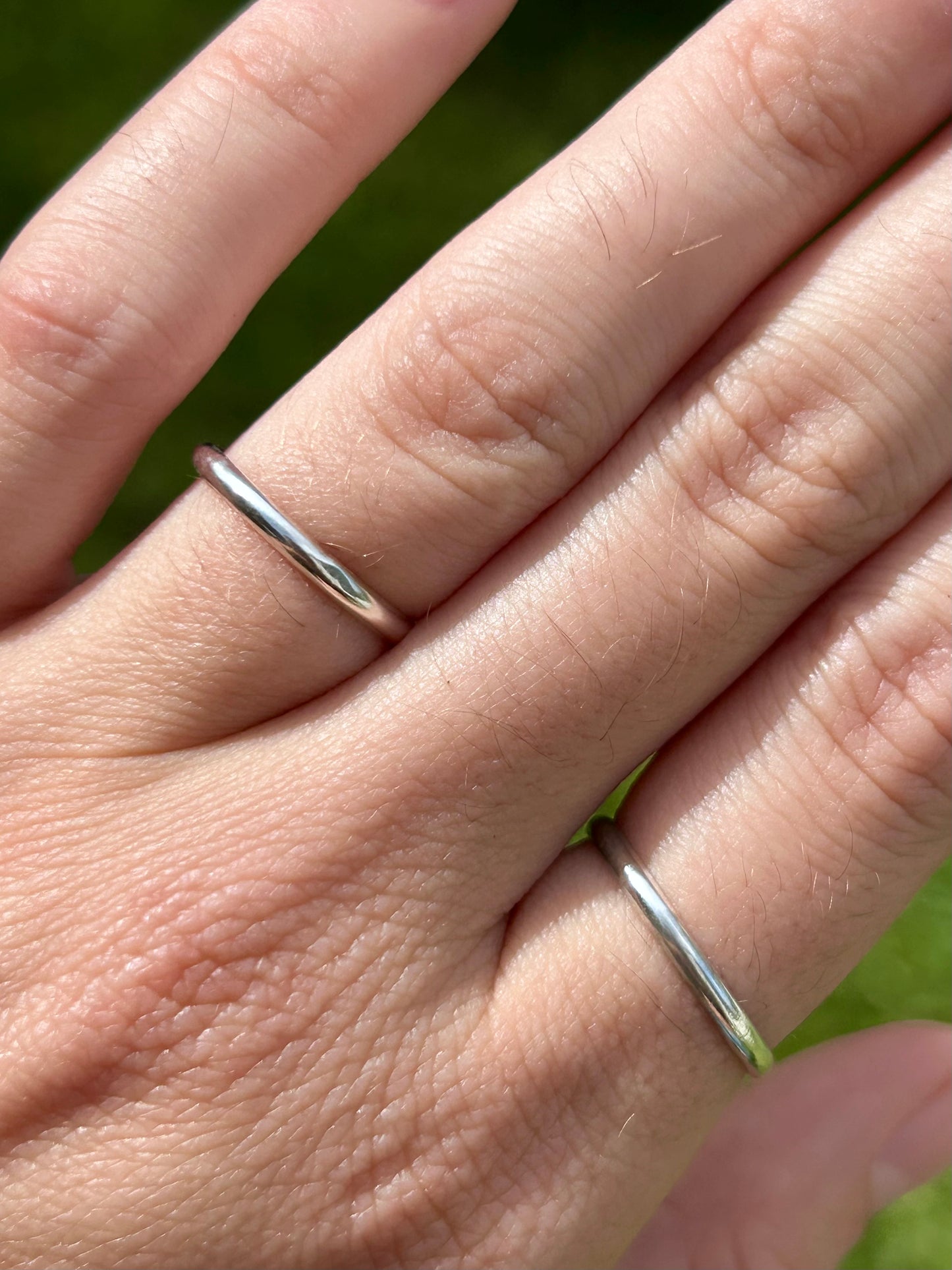 Sterling Silver Stacking Ring Bands