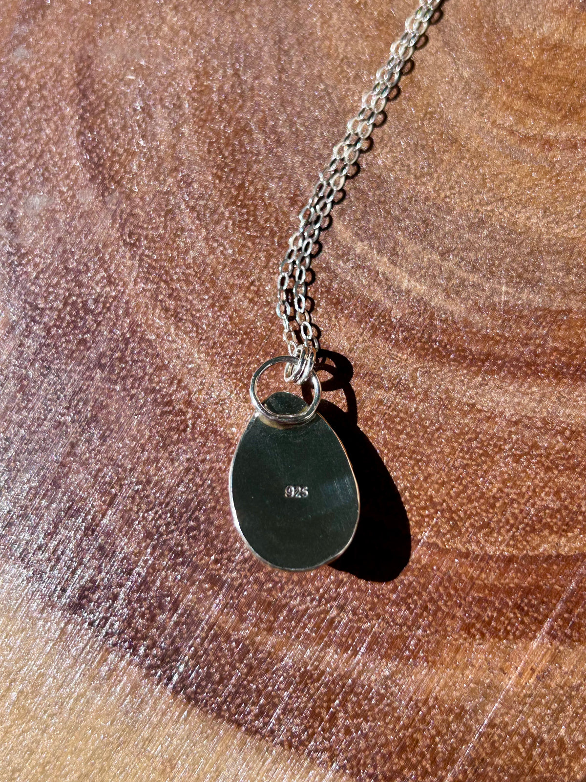 Garden Quartz Gemstone Sterling Silver Pendant Necklace