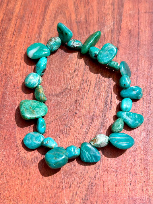 Amazonite & Turquoise Gemstone Bracelet