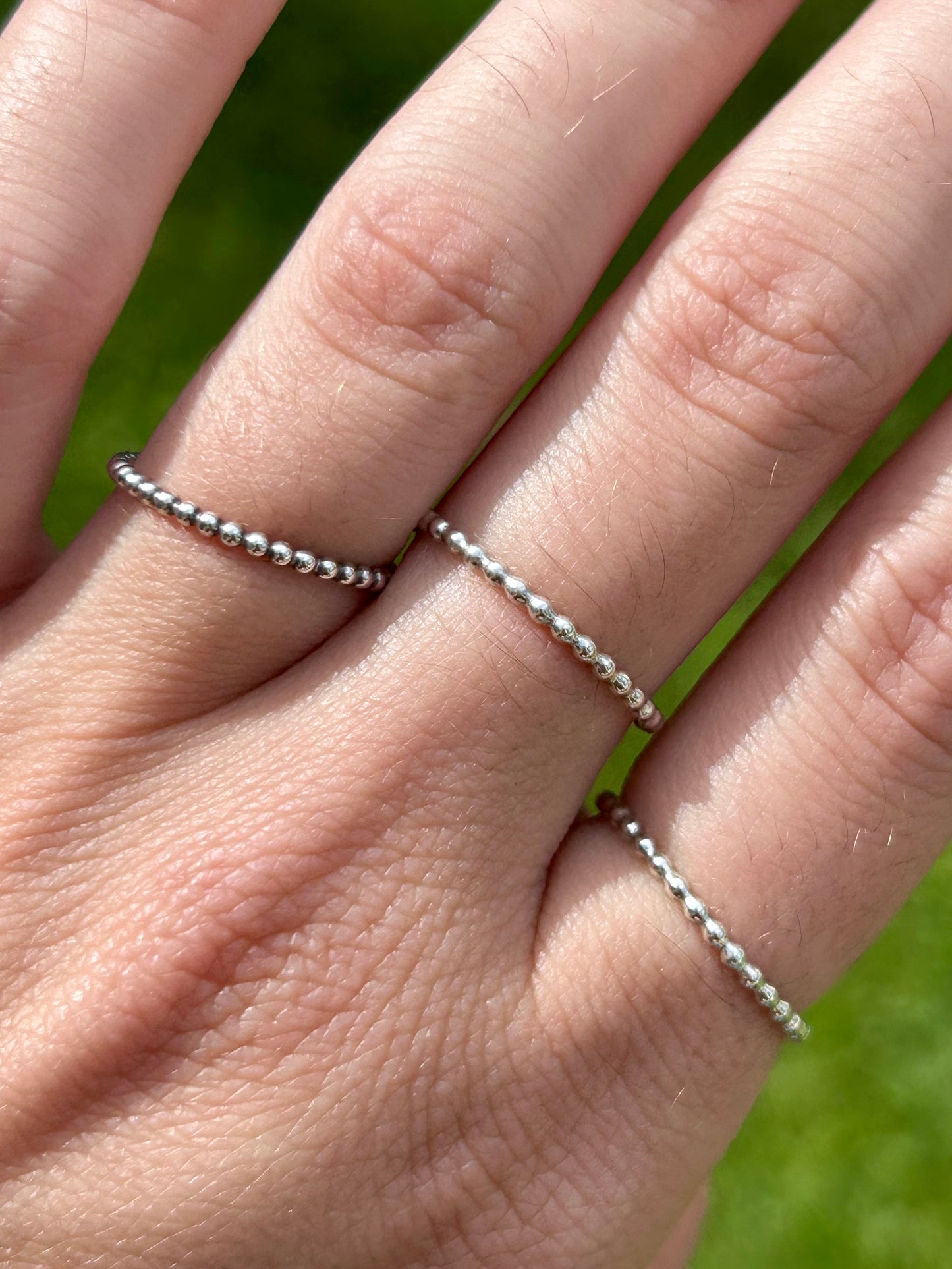Sterling Silver Stacking Ring Bands