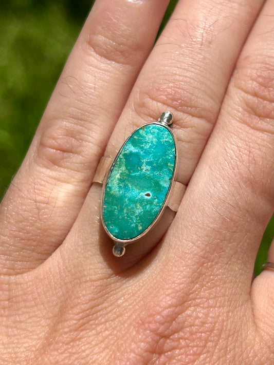 Sierra Bella Turquoise Sterling Silver Ring, Size 6