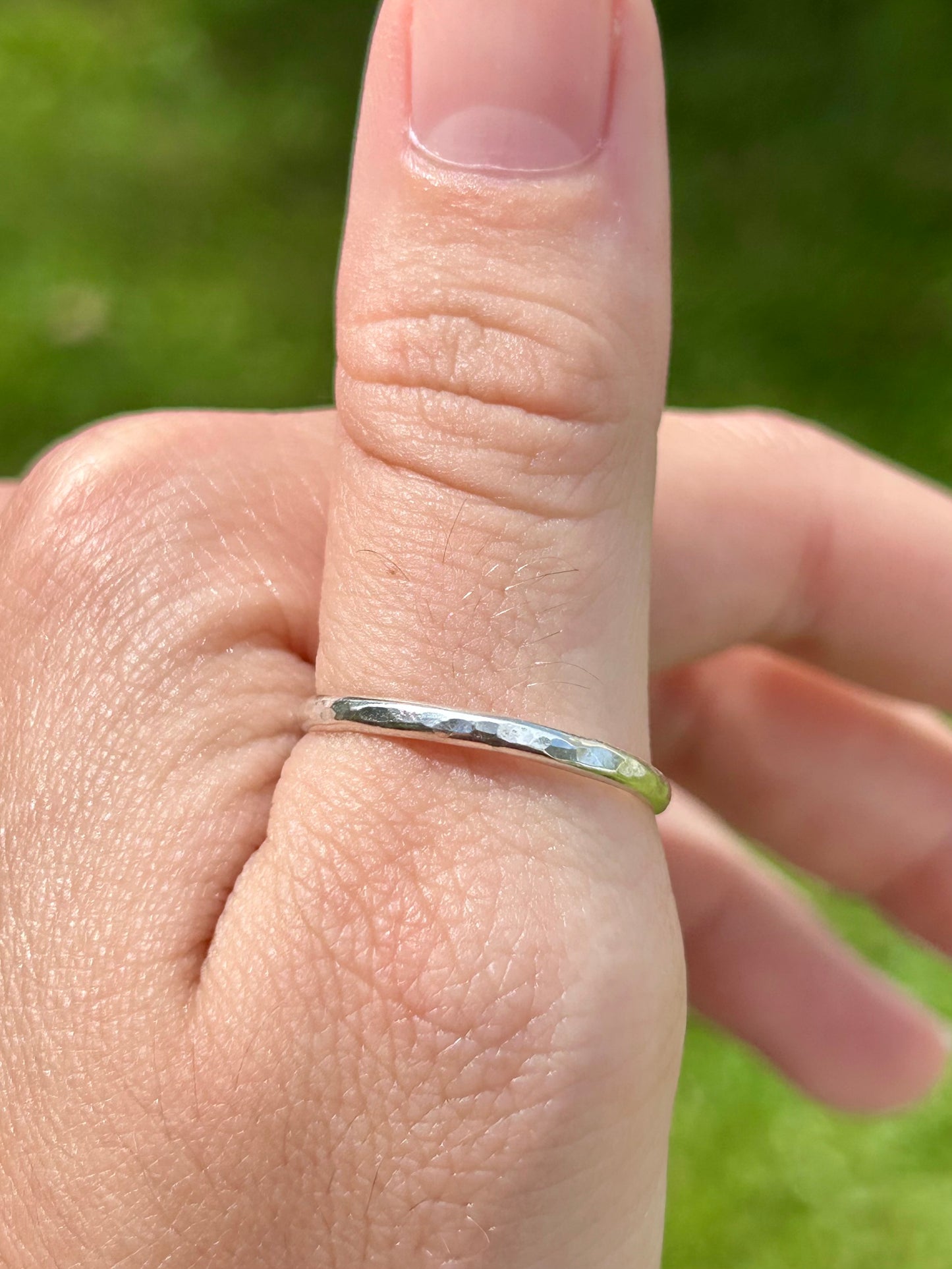 Sterling Silver Stacking Ring Bands