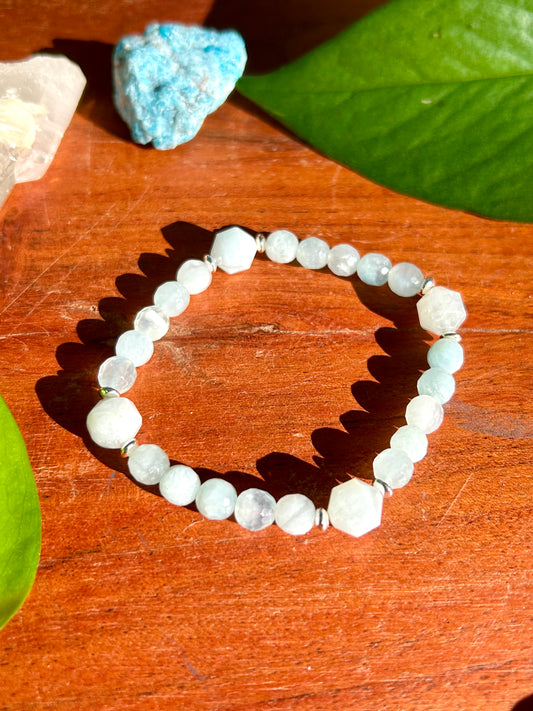 Aquamarine Gemstone Bracelet