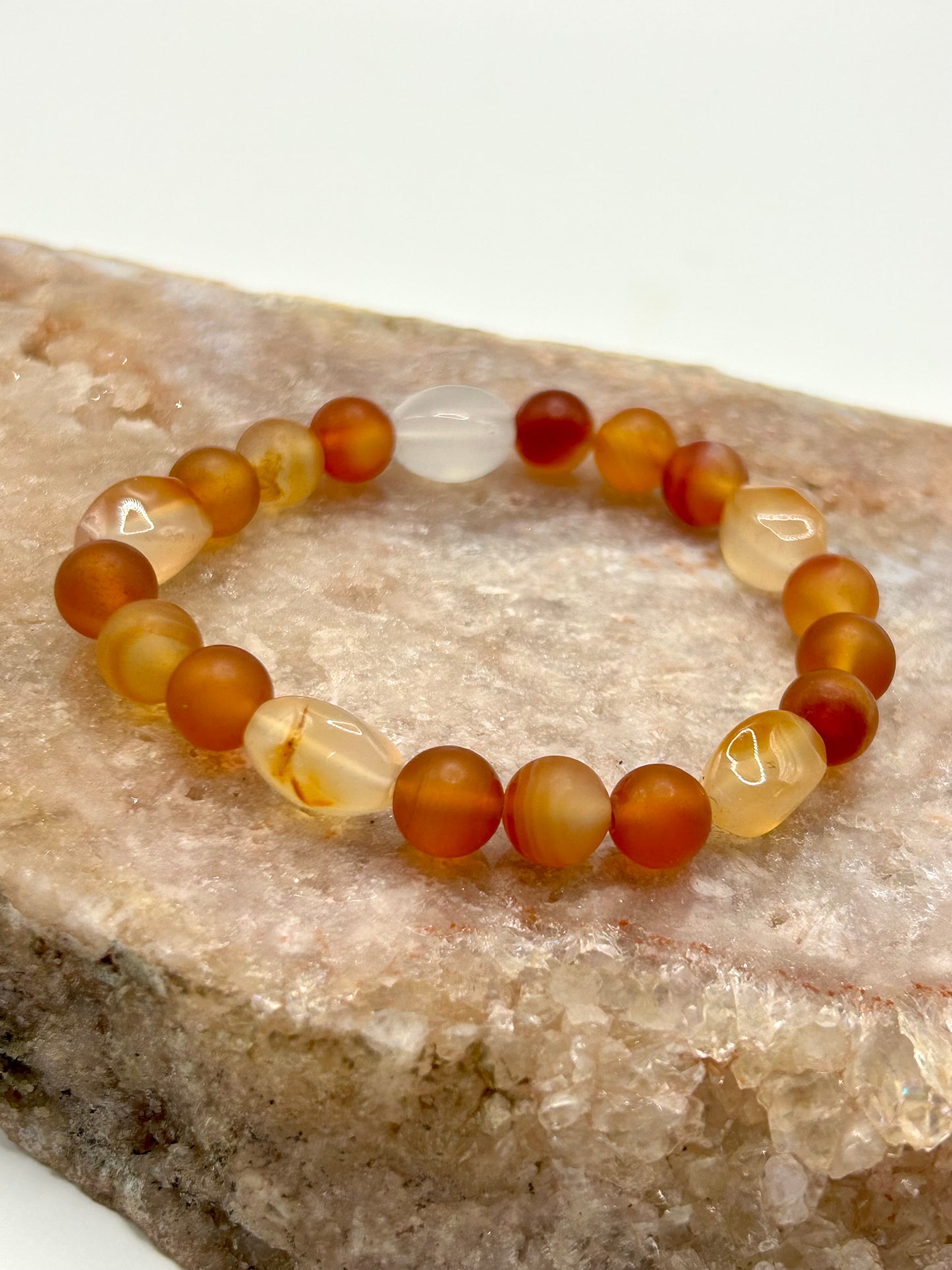 Carnelian Gemstone Bracelet