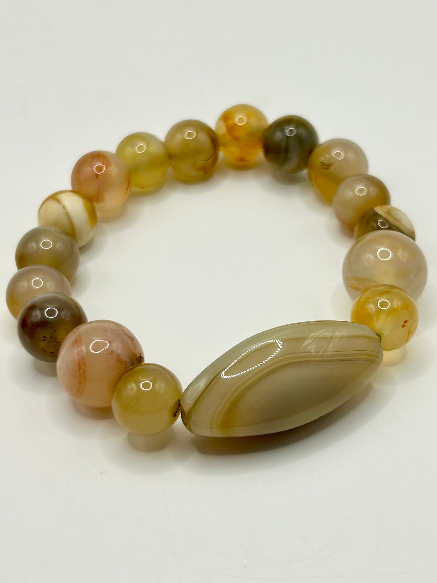 Chinese Agate Gemstone Bracelet