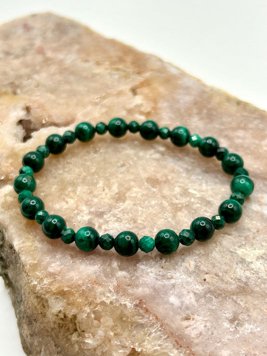 Malachite Gemstone Bracelet