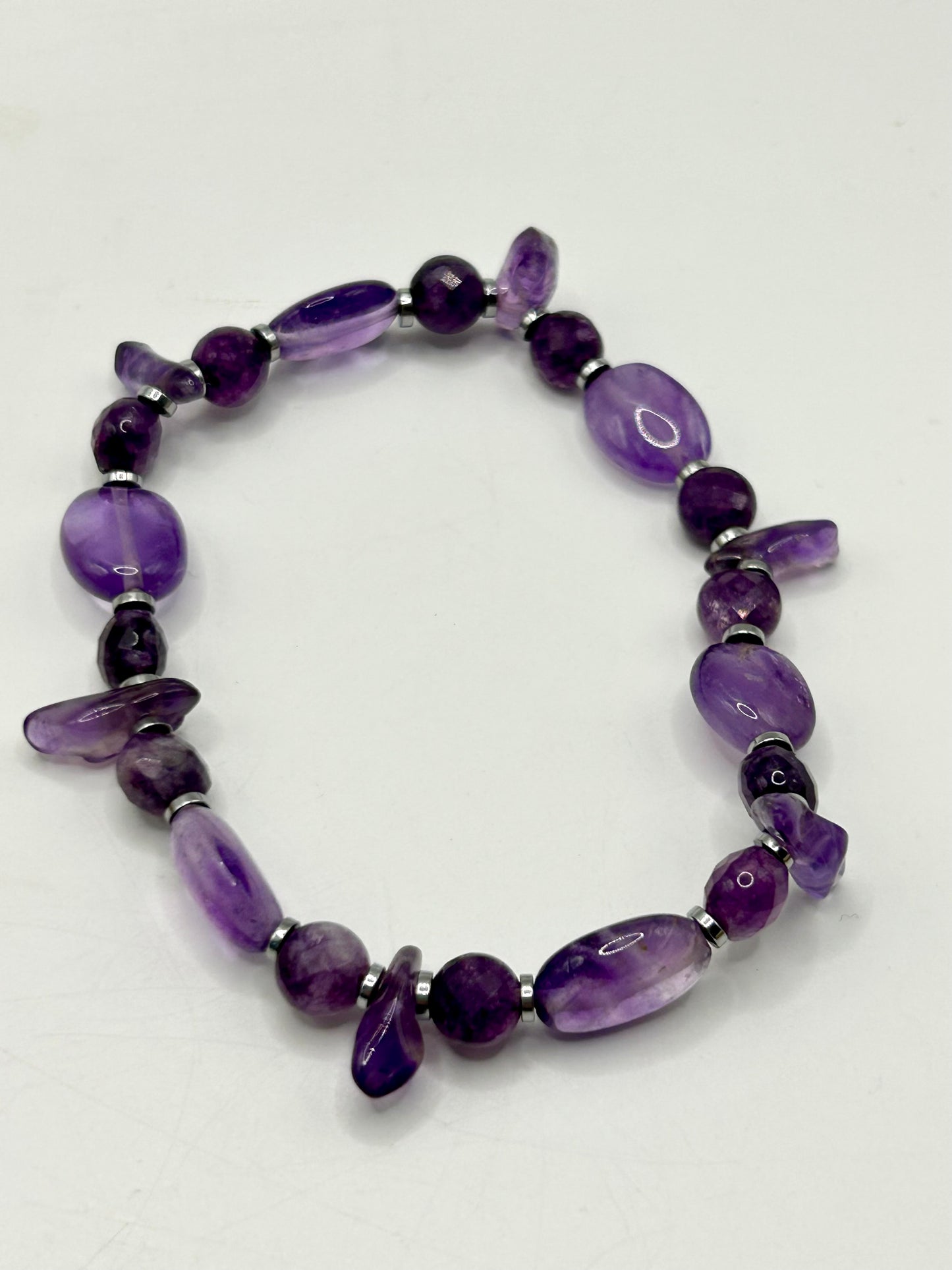 Amethyst Gemstone Bracelet
