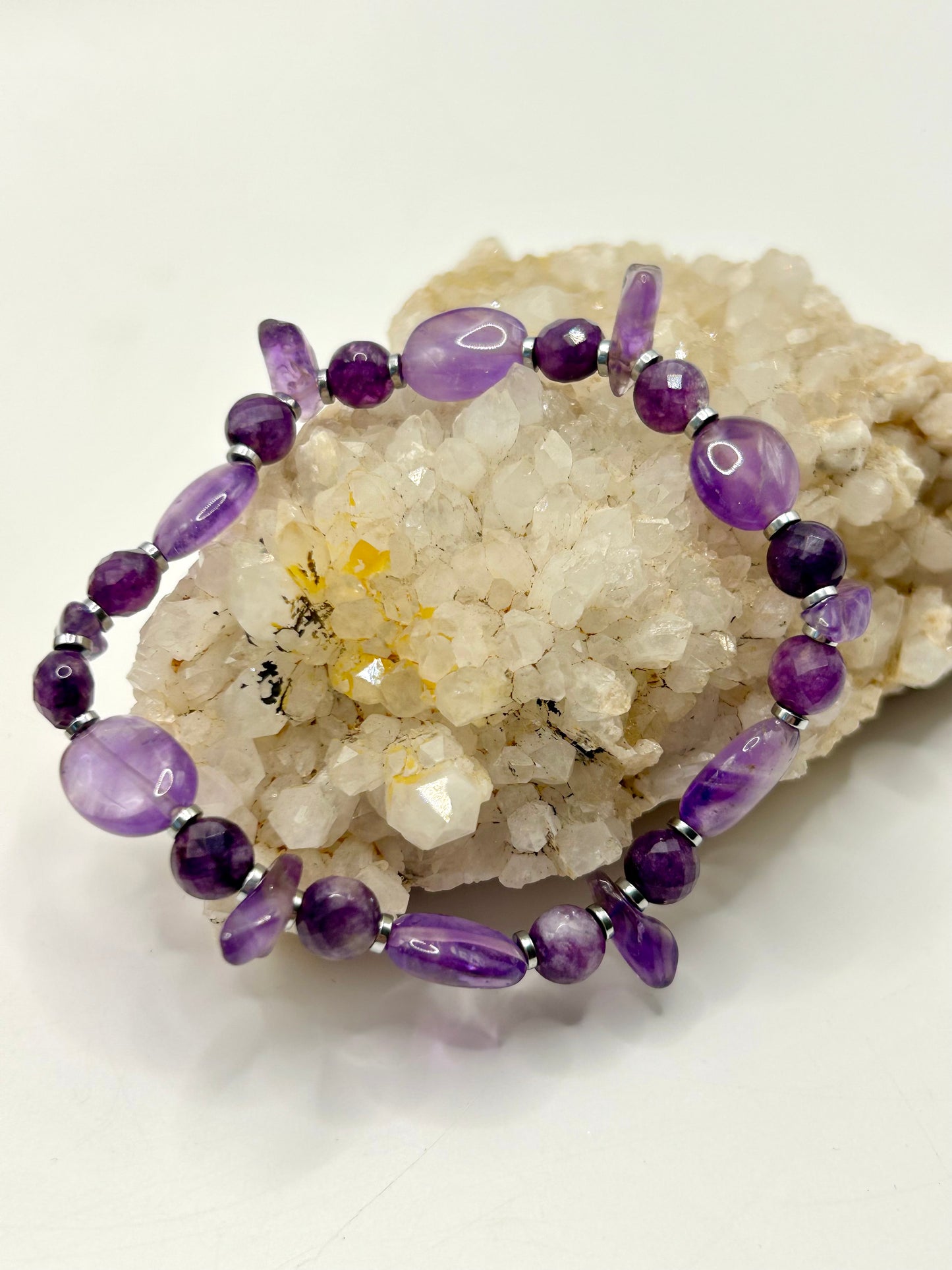 Amethyst Gemstone Bracelet