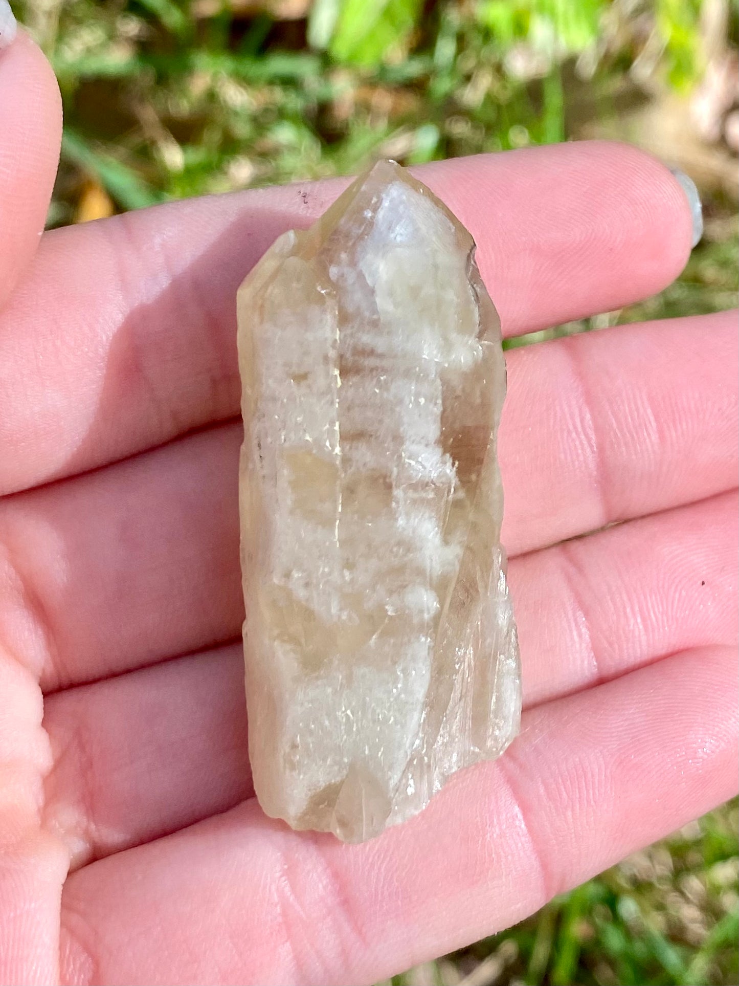 Kundalini Citrine from Congo Raw Point Crystal
